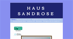 Desktop Screenshot of haussandrose.com