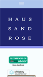 Mobile Screenshot of haussandrose.com