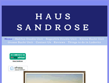 Tablet Screenshot of haussandrose.com